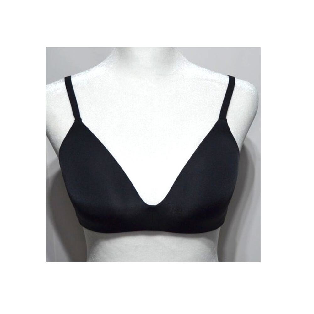 SKIMS Wireless Form Lightly Lined Onyx Black NWT Bra Size 32C